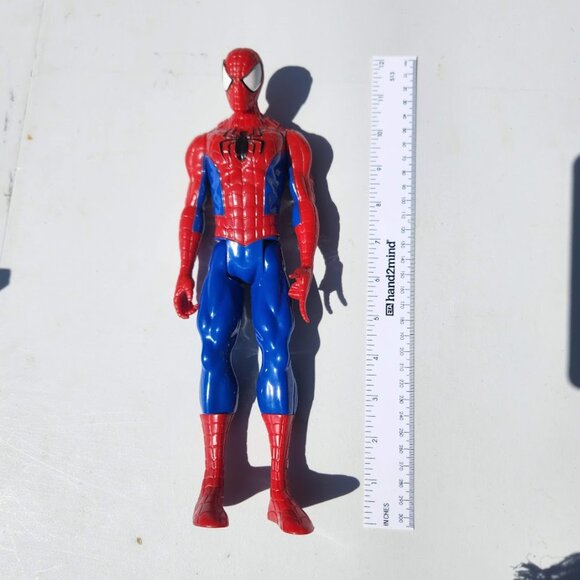 2013 Hasbro 11” Spider-Man Action Figure- Marvel Spiderman Toy - Movable Parts F - Picture 10 of 10
